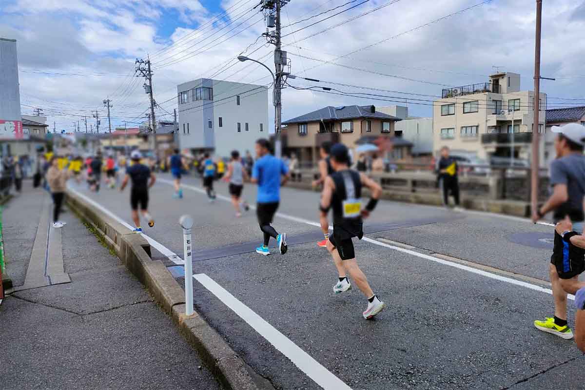 金沢マラソン 9km地点