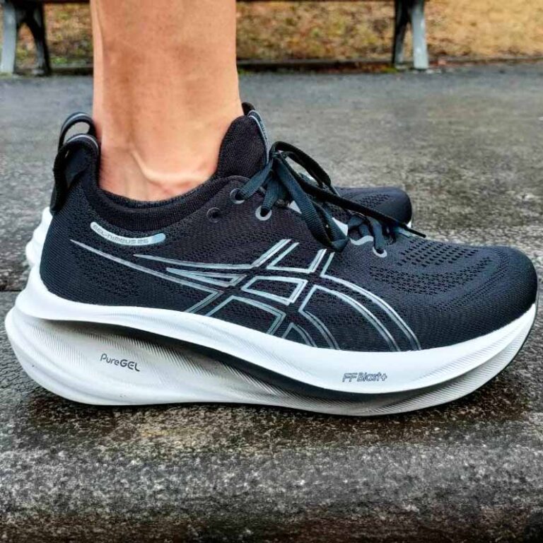 【Asics】ゲルニンバス26レビュー│ロング走に最適なふかふかクッションモデル